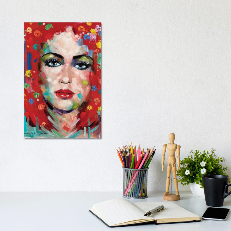Confetti Girl II by E.A. Orme - Wrapped Canvas Print, 20.32 cm H x 30.48 cm W