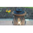 Inlight 1-Light 17'' H Hardwired Lantern Head With Black And Barnwood Textured Finish