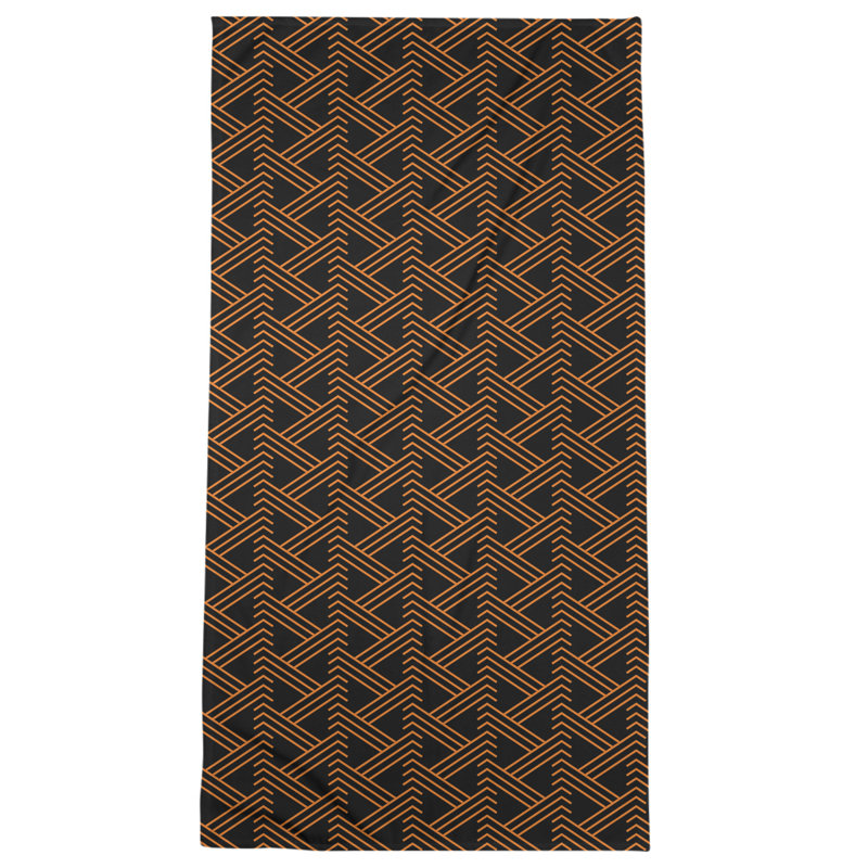 Beach Towel, Black, Poly/Cotton