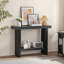 Console Herron Farmhouse avec rangement pour le couloir, table de canapé étroite derrière le canapé, tables de vestibule modernes pour l'entrée-1683581001-1683581003