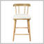 Ensemble de 4 tabourets de comptoir rembourrés en bois Olivia-1571388400-1571388399