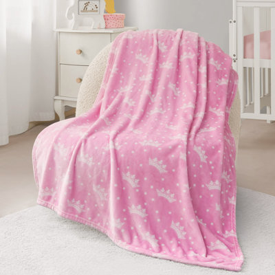 Juicy Couture Plush Kids Throw Blankets