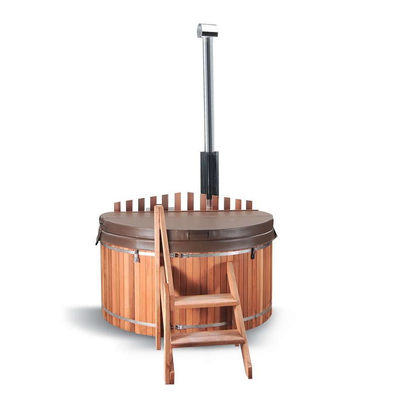 Bain de bain en bois pour 3 personnes