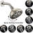 6-Setting 4.72" Shower Head In Brushed Nickel - High , Clog-, 1.8 Gpm, Quick Install Feature 6 Adjustable Settings, Clog Proof, Gpm-126726139