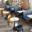 Banc rembourré en similicuir Nordic Luxury