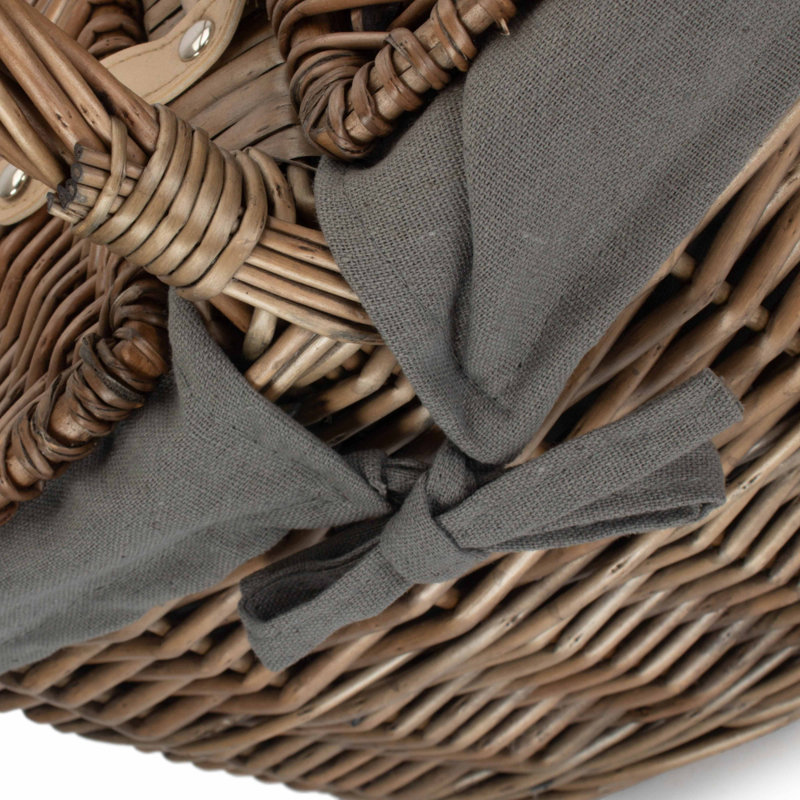 August Grove Wicker Decorative Basket