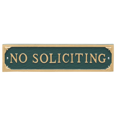 Weather Resistant Metal Garden Plaque