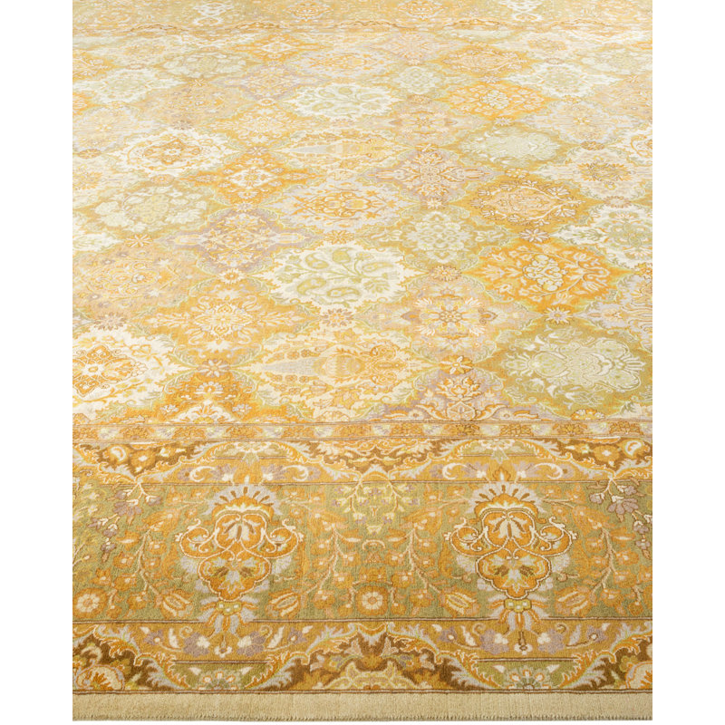 Classic One-of-a-Kind 8'10" X 9'10" Hand Knotted Area Rug