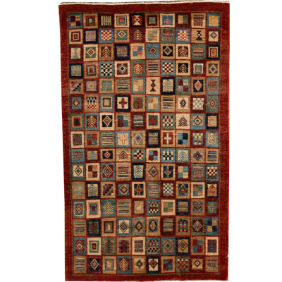 Hand-Knotted High-Quality Red Area Rug