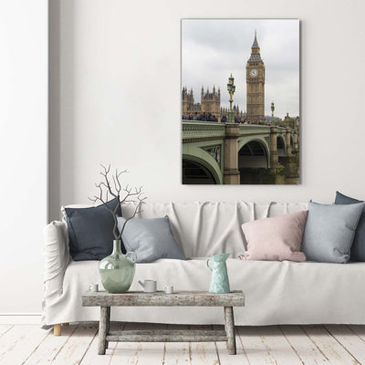 Brick Wall - Wrapped Canvas Print