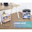 13.8 in. H x 11.8 in. W Printer Stand with Wheels-57870587