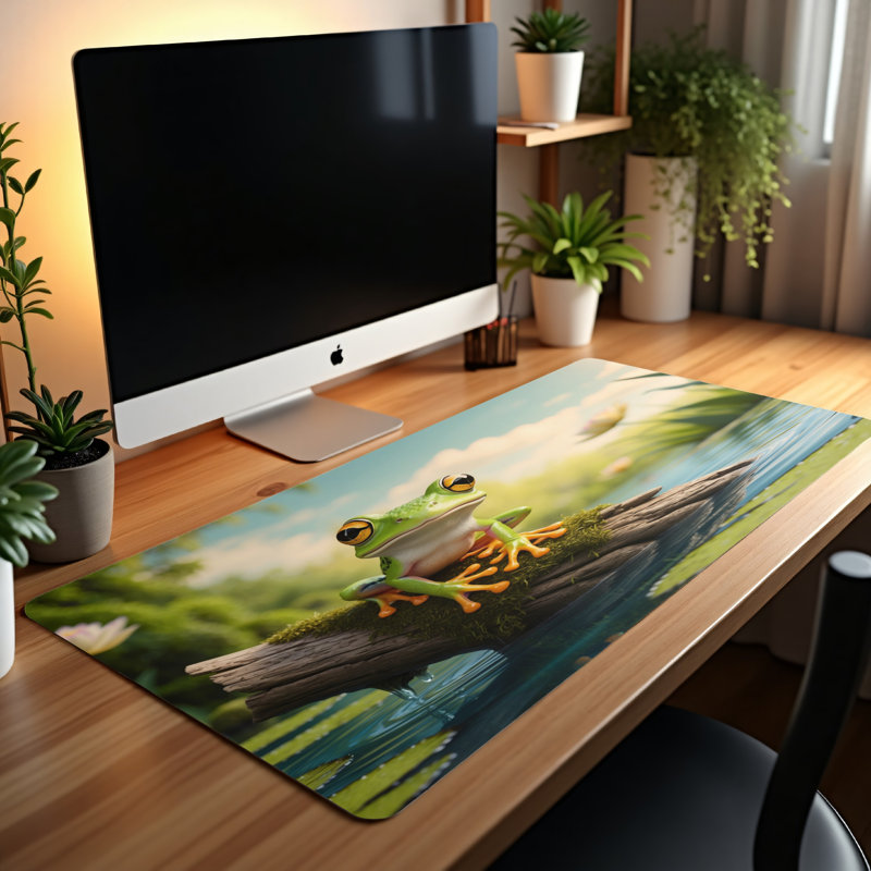 Polyester Desk Pad, 23.6x13.8