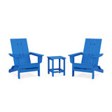 POLYWOOD by AllModern Foldable Outdoor Adirondack Chair With Table