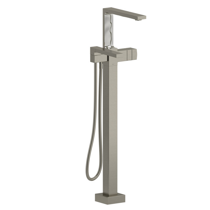 Reflet™ Single Hole Floor Mount Tub Filler Trim, Brushed Nickel