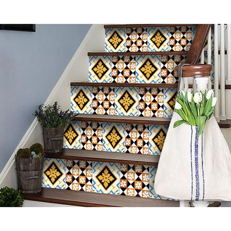 Adhésif décoratif carreaux, 5 po x 5 po