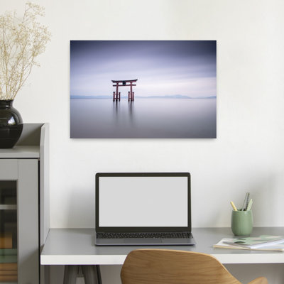 Impression d'art contemporain Serene Japanese Torii