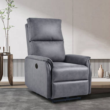 Latitude Run® Wood-Framed Upholstered Recliner Chair With Thick Seat Cushion  and Backrest