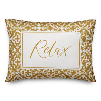  Housse de coussin rectangulaire et insert Relax Quatrefoils