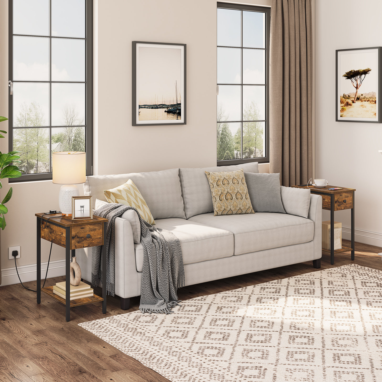 Borough Wharf Side Table with Storage | Wayfair.co.uk