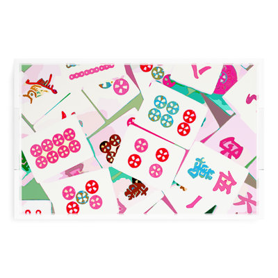 Plateau décoratif Mahjong