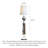 Light Luxury-Style Carbon Steel Plated & Linen Floor Lamp