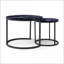 Ensemble de 2 tables basses Black Top