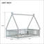 Lit simple en forme de tente-1955958567