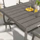 Willesden Rectangular Aluminum Dining Set with Cushions