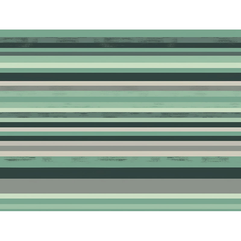Polyester Comforter, Queen Comforter, Green/Gray Striped