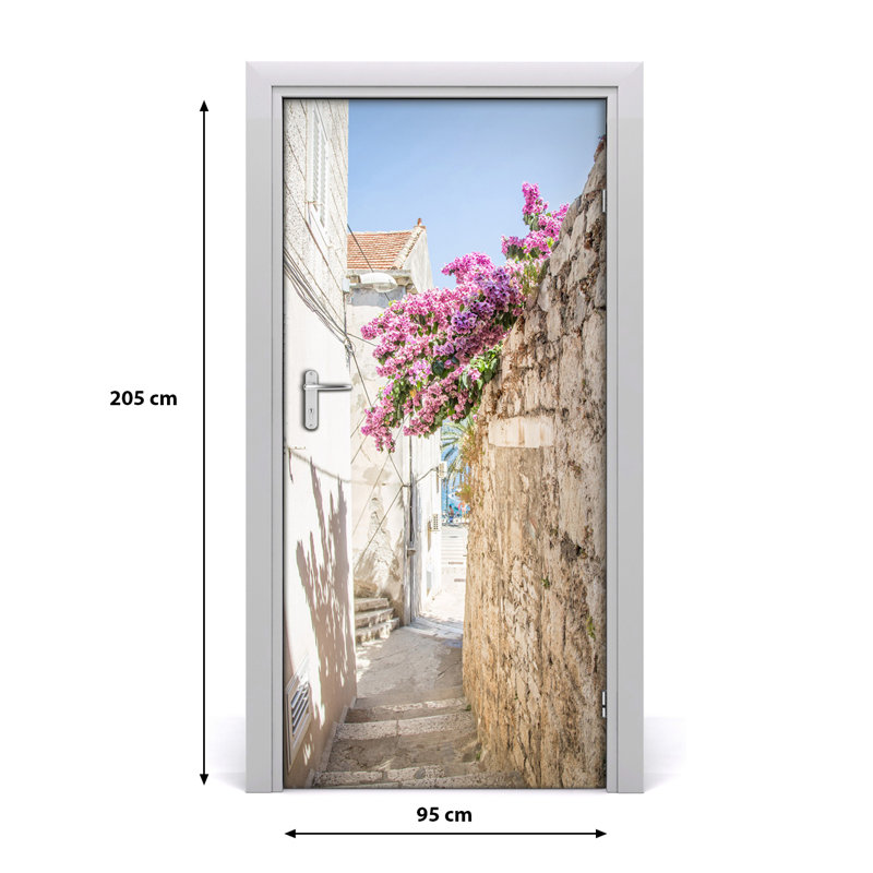 Korcula, Croatia Door Decal, 205cm H x 95cm W