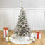 Arbre de Noël artificiel pin clair enneigé 4 pi avec lumières claires