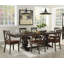 Ensemble de chaises de salle à manger de style transitionnel classique 2 pièces, cadre en bois avec finition espresso et sièges rembourrés confortables