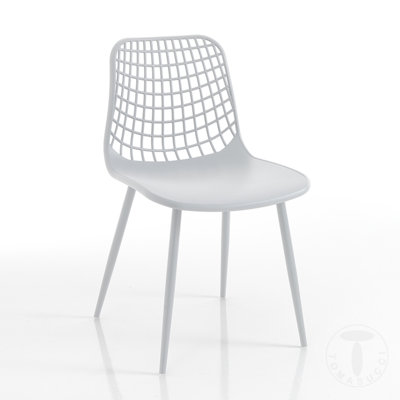 45cm H Cross Back Side Chair