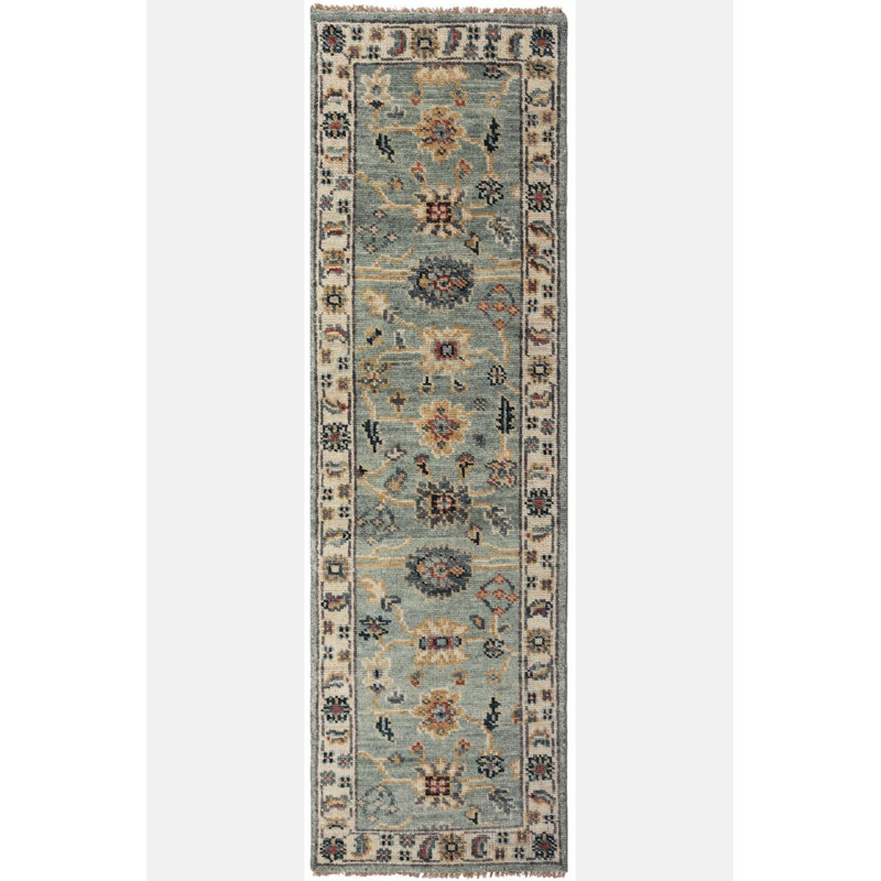 Oriental Area Rug in Green