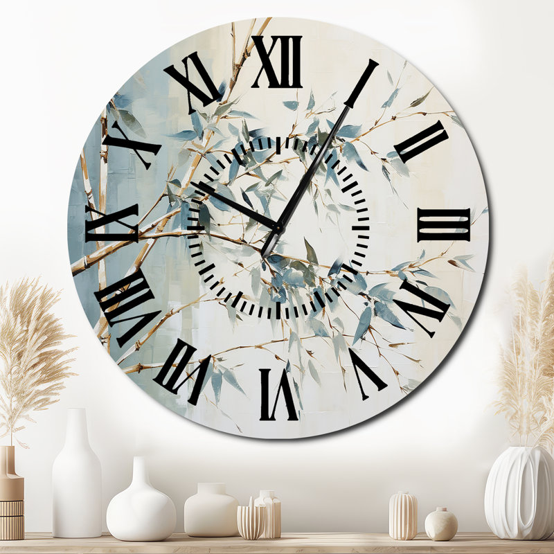 Horloge murale Green Zen Moment, Surdimensionné