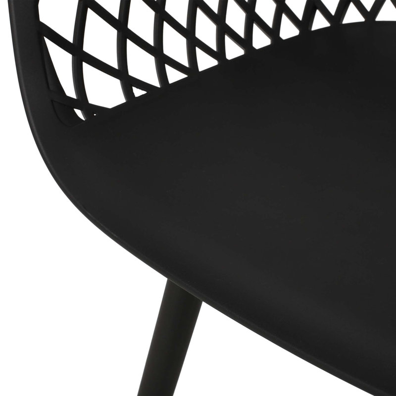Chaise coquelicot, Noir, noir, noir, noir