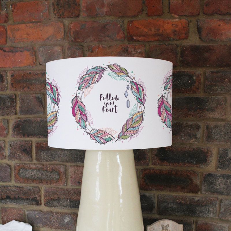 Drum Cotton Lamp Shade ( Uno ), 25cm H x 40cm W x 40cm D