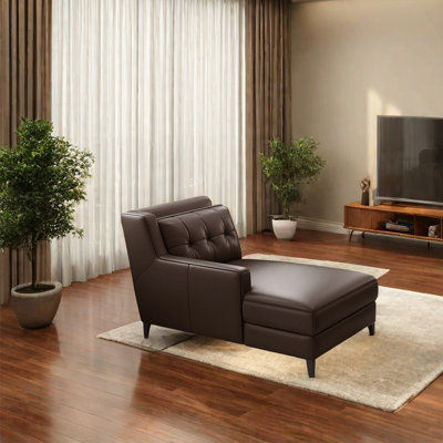 Fauteuil inclinable ergonomique en cuir rembourré d'éponge