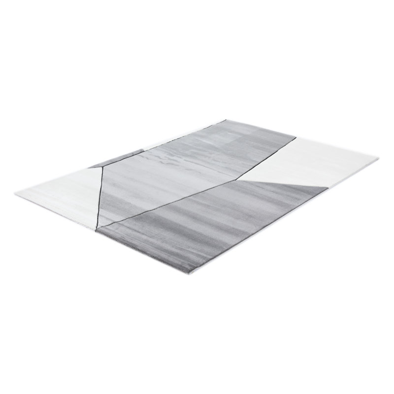 Tapis gris, Rectangle 5 pi 3 po x 7 pi 7 po