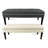 Amora Polyester Upholstered Bench-1355847824