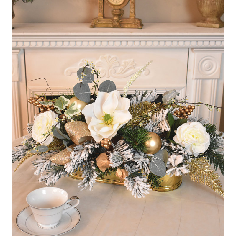 Magnolia Arrangement in Planter