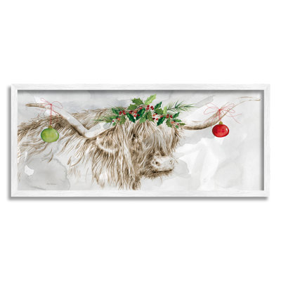 Bétail avec des décorations de Noël par Carol Robinson