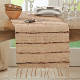 Striped 100% Cotton Table Runner