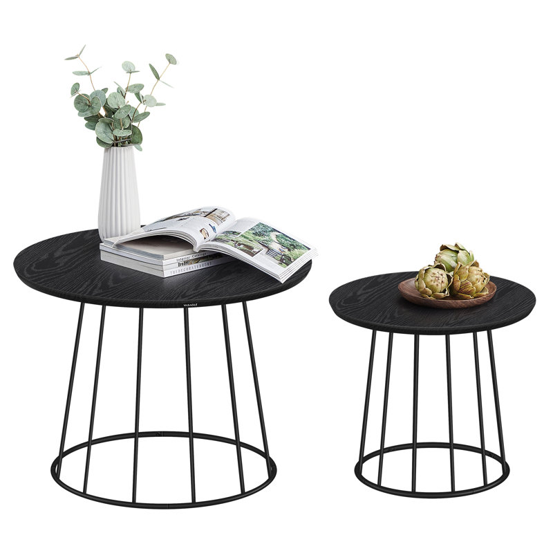 Almiro Frame Coffee Table, Ebony Black