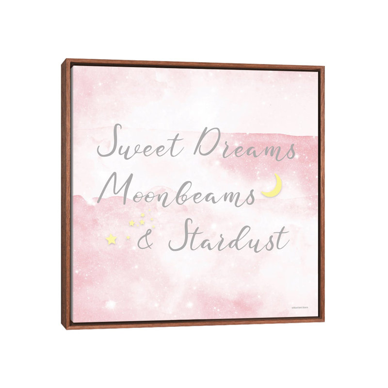 Sweet Dreams by Bluebird Barn - Print on Canvas, 45.72 cm H x 45.72 cm W, Brown Floater Frame