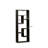 Bookshelf, Freestanding Wood Open Bookcase With 5 Cubes, With 2 Keyhole Hangers, Home Office Décor Rectangular Storage Shelf Display Rack For Study Living Room  White