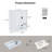 24'' Single Bathroom Vanity With Ceramic Top-659357455