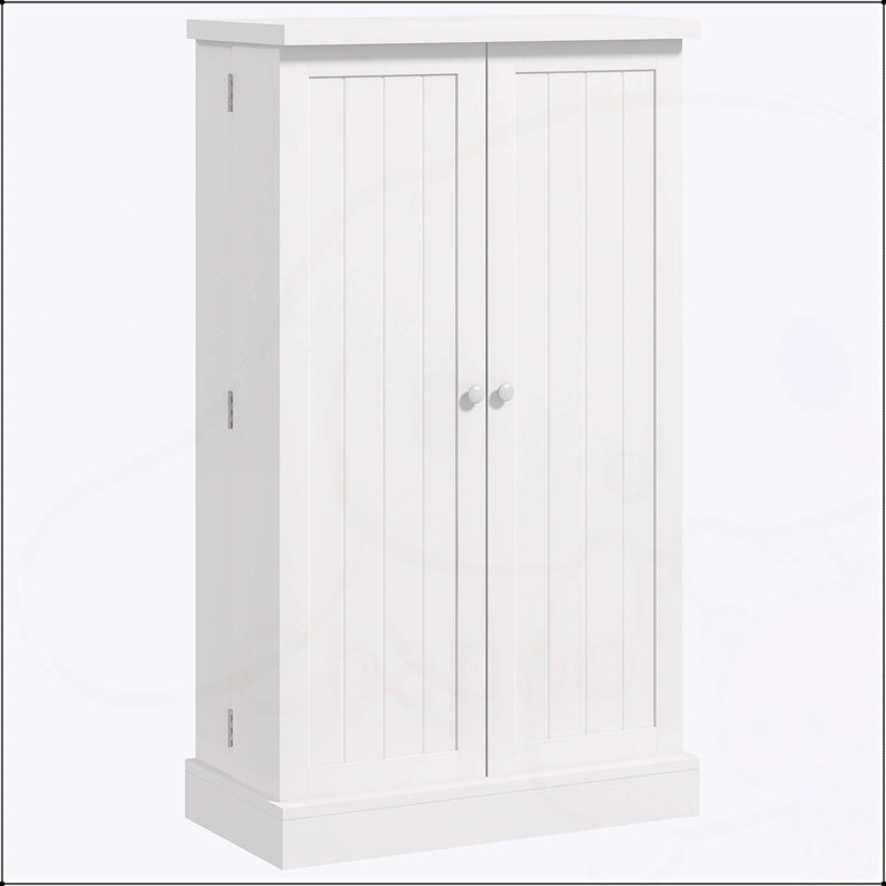 Armoire de rangement pour garde-manger autoportante avec 12 tablettes de porte, 5 étagères et tablettes réglables pour une organisation efficace