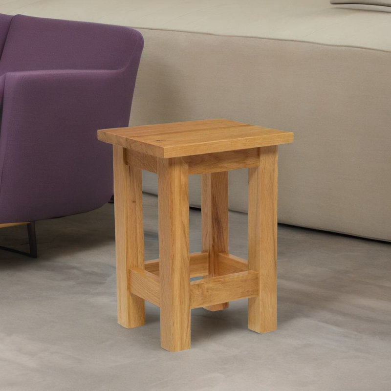 Annelee Solid Wood 2 Tier Side Table End Table Living Room Furniture