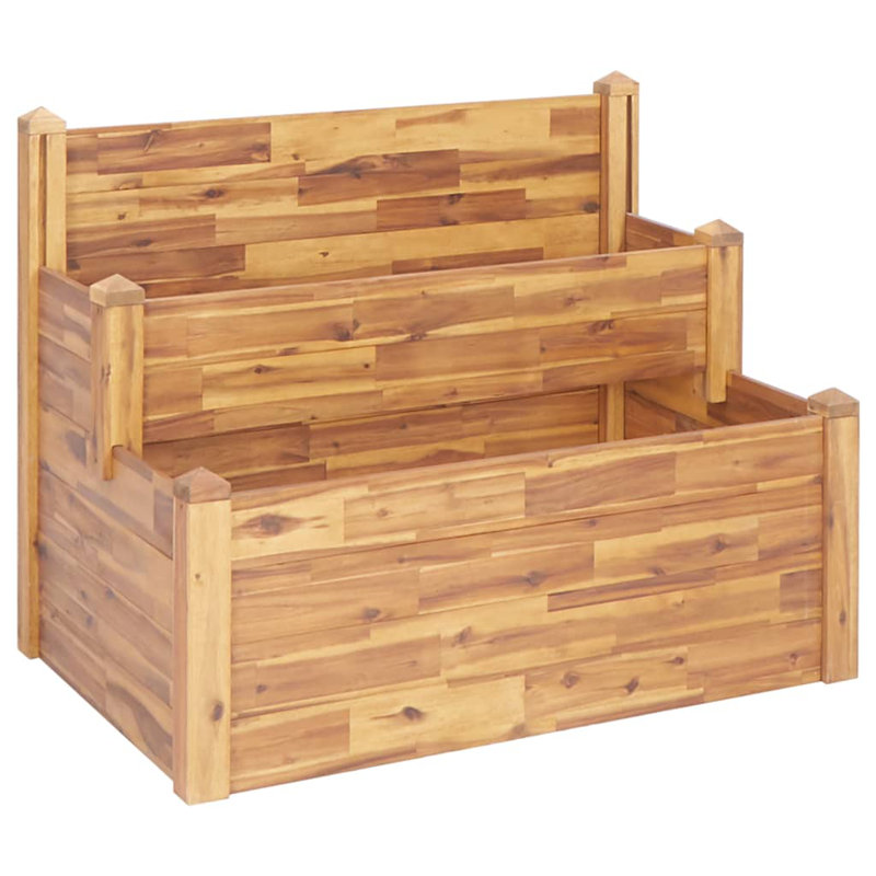 Boîte à fleurs pour jardinière à 2 niveaux, H 33,1 po x l 43,3 po x P 29,5 po